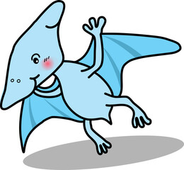 Naklejka premium dinosaur animal cartoon doodle kawaii anime coloring page cute illustration drawing clip art character chibi manga comic
