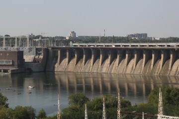 Fototapeta na wymiar hydroelectric power station