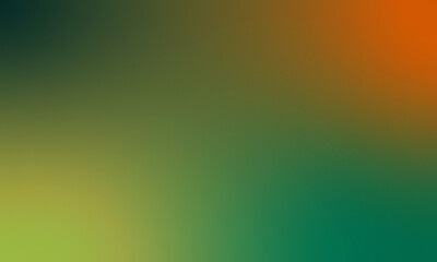 Orange and Green Gradient Background Illustration