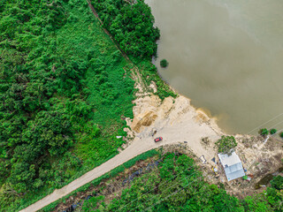 Rios de guatemala con dron.
