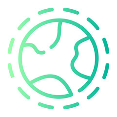 earth gradient icon