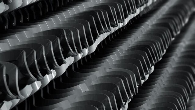 Abstract Mechanical Background High Contrast