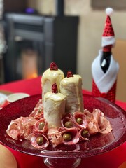 christmas table setting