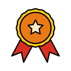 Medal icon vector symbol design templates