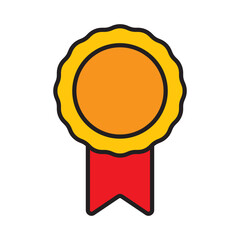 Medal icon vector symbol design templates