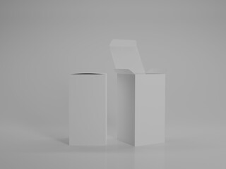 3D rendered medicine box