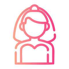 wedding gradient icon