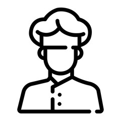 bartender line icon
