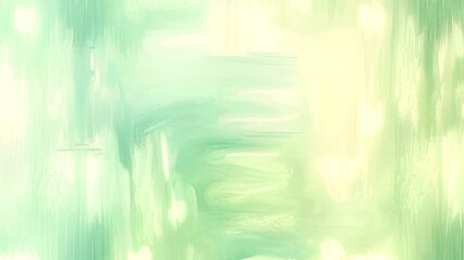 Green and yellow watercolor brush abstract background
