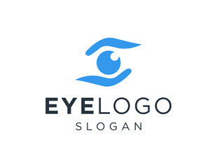 Logo about Eye on a white background. created using the CorelDraw application.