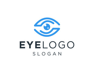 Logo about Eye on a white background. created using the CorelDraw application.
