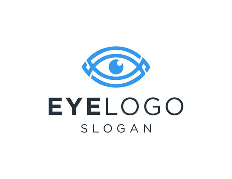 Logo about Eye on a white background. created using the CorelDraw application.