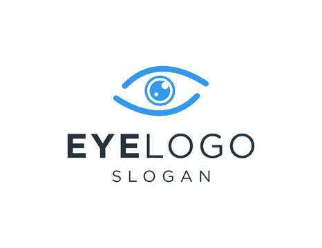 Logo about Eye on a white background. created using the CorelDraw application.
