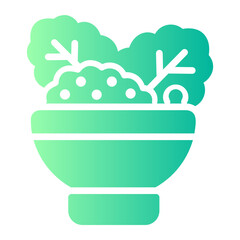 salad gradient icon