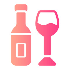 wine gradient icon