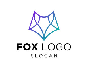 Obraz premium Logo about Fox on a white background. created using the CorelDraw application.