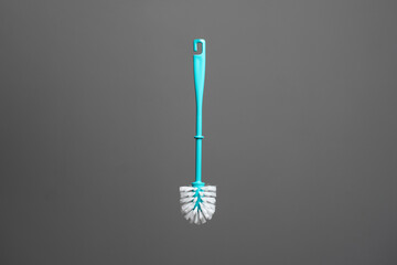 simple home cleanup concept, toilet brush isolated