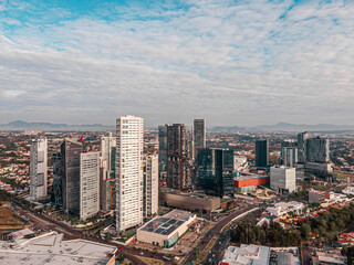 Vista aerea de zona Andares y LANDMARK  Guadalajara Jalisco, Mexico