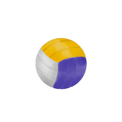 watercolor sport volleyball