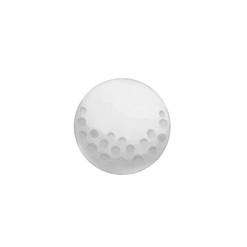 Watercolor Golf Ball sport equipment transparent illustration elements png