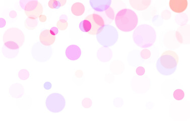 colorful bokeh circles without background, can be used for frames, borders, textures, background elements, clip art
