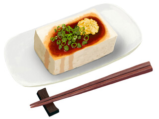 冷や奴（箸付き）