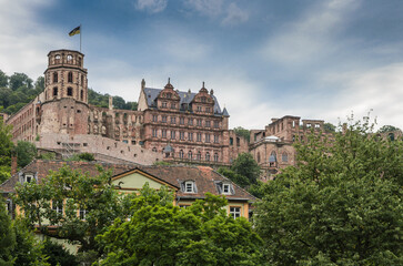Fototapeta na wymiar Heidelberg Castle, Heidelberg, Baden-Wuerttemberg, Germany