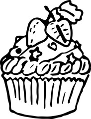 sketch Cupcake