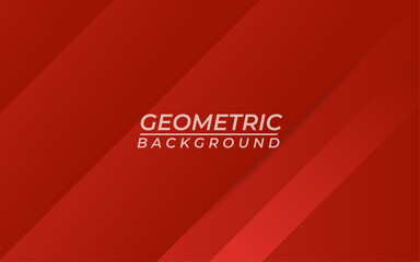 Red gradient geometric shape background