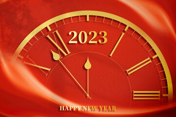 Fototapeta na wymiar 2023 happy new year