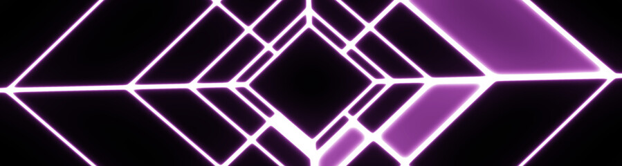 Obraz premium 3D Grid Looping Background abstract background with squares
