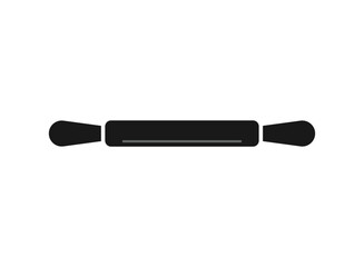 Rolling pin icon vector isolated.