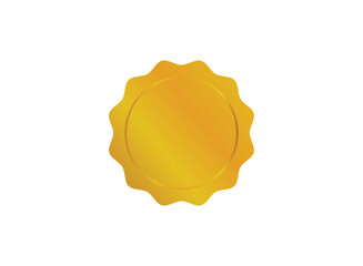 Badges icon. Sunburst stickers for price, promo, quality, sale tags. Vector illustration.