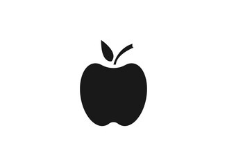 Apple icon vector illustration. Apple icon vector.