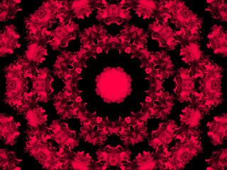 red and black background