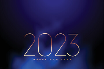 elegant 2023 new year occasion background vector illustration