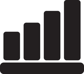 Graph Icon, Chart bar design