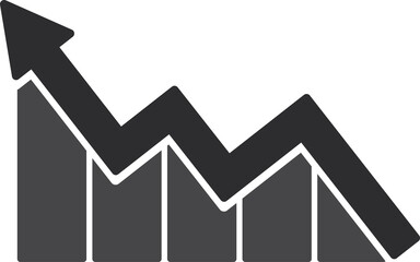 Graph Icon, Chart bar design