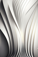 White abstract 3d wallpaper