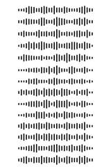 Audio wave. icon sound song. Voice message. Podcast set waves. Symbols on white isolated background. Vector illustration. EQ