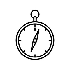 Compass icon for map or direction