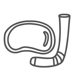 Travel Set outline diving mask