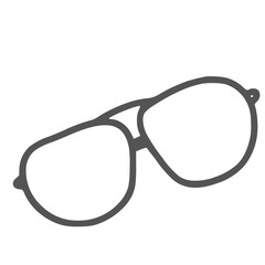 Travel Set outline Glasses