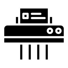 paper shredder electronics shredder office icon