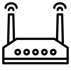 router wifi internet digital icon