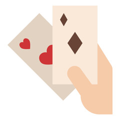 play cards game hobby icon