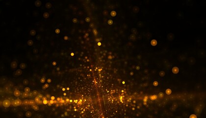 glitter golden sparkle bursting bokeh effect background