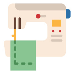 sewing machine craft hobby icon