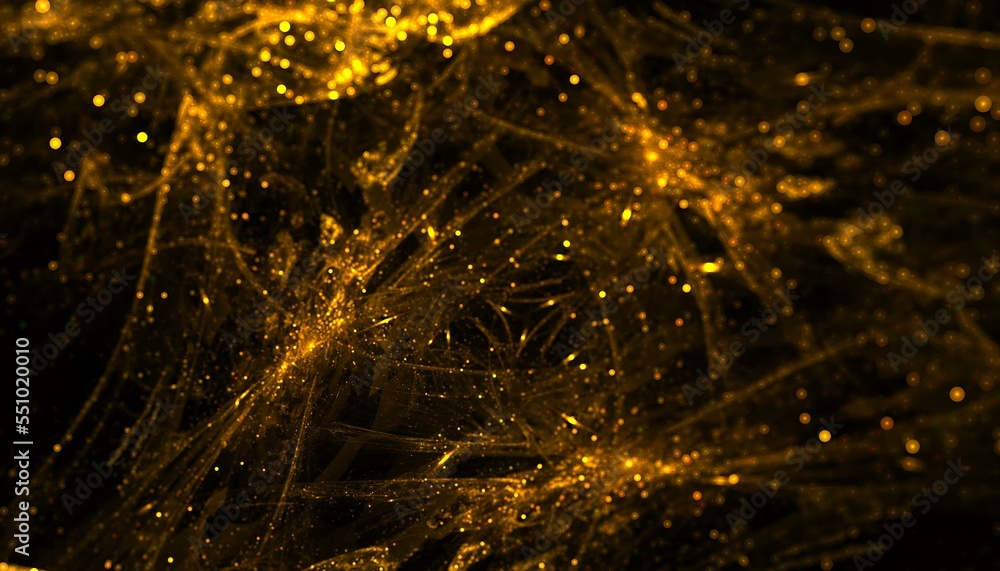 Canvas Prints texture of golden particle gltter dust background