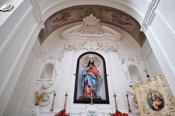 Obraz premium Mercato San Severino - Cappella del Sacro Cuore nella Chiesa di Sant'Anna